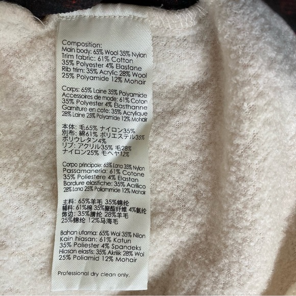 3.1 Phillip Lim Ladies Collage Wool Blend Turtle Neck Sweater Size XS - Picture 8 of 11